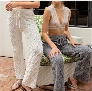 Pol Chenille Cable Knit Lounge Pants